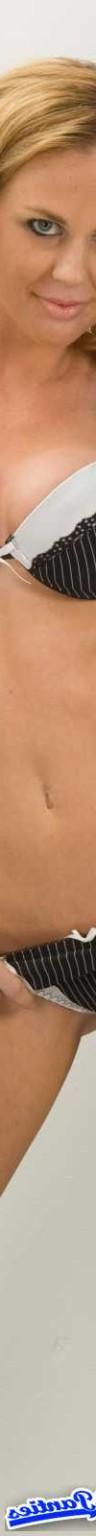 18P Chasen black and white thong panties and a matching bra she gives us some great 
