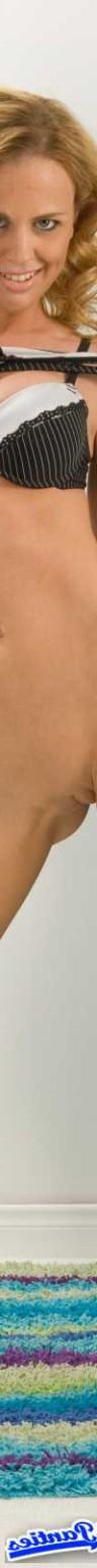 18P Chasen black and white thong panties and a matching bra she gives us some great 