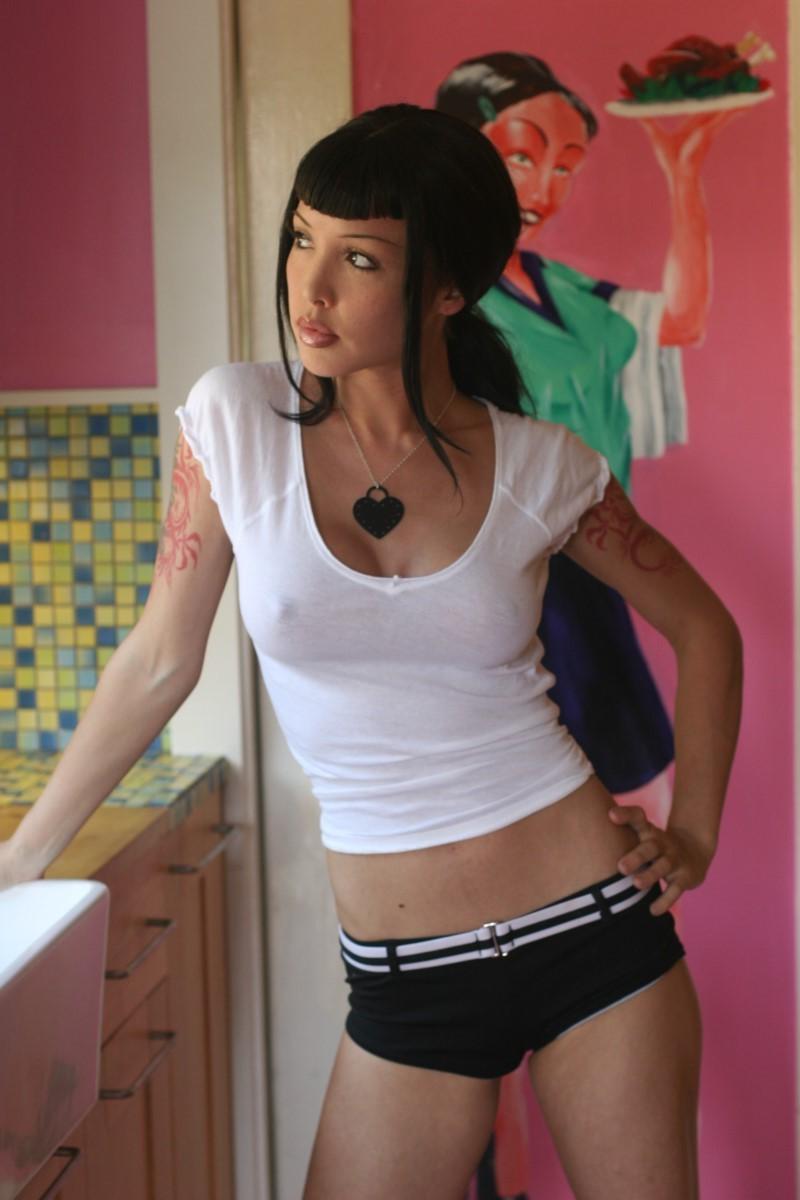 15P Busty Masuimi Max loves the spilt milk