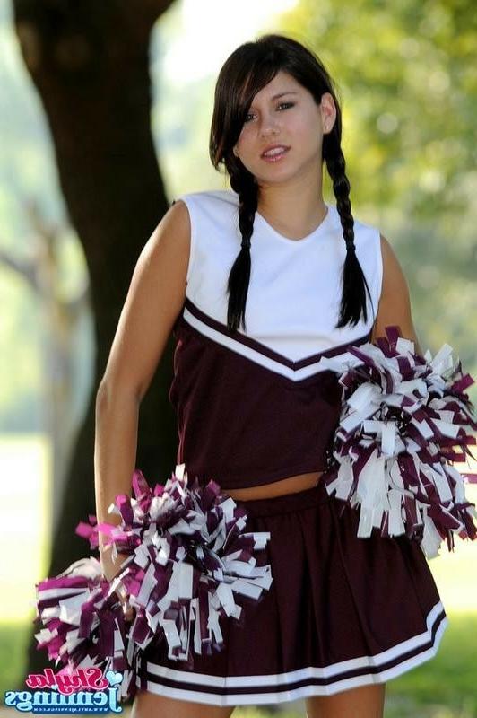 16P Shyla Jennings Dressed As A Cheerleader