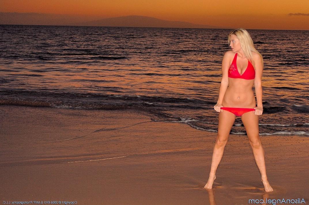 16P Heavenly Gorgeous Blonde Alison Angel Naked