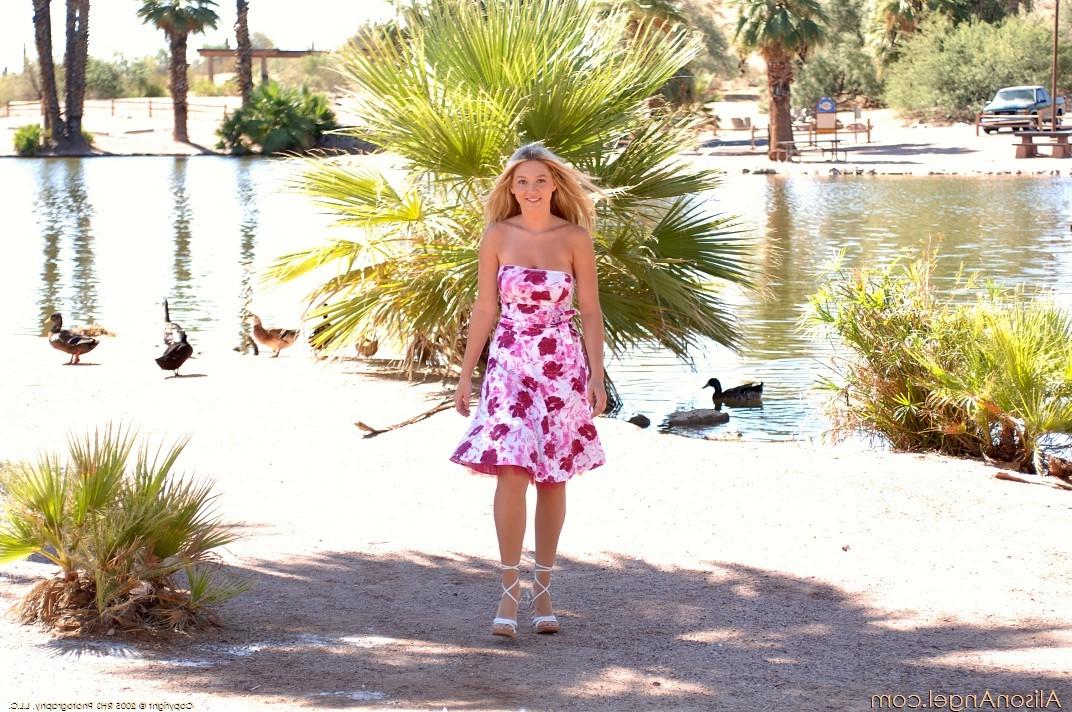 16P Heavenly Gorgeous Blonde Alison Angel Naked