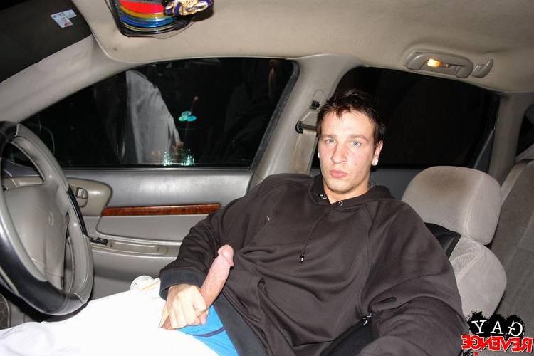 15P Busty gay fucked in his car