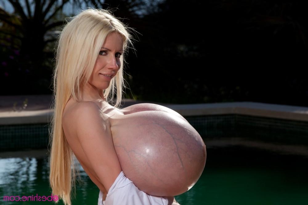 14P Biggest fake tits