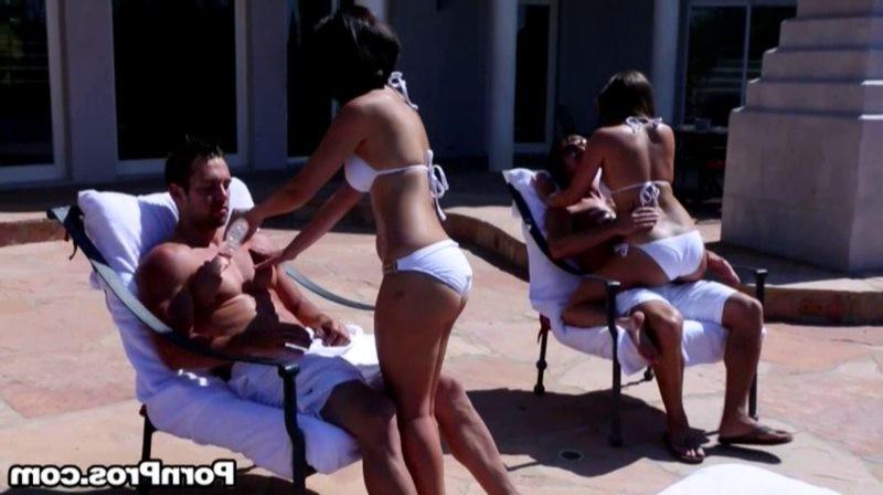 16P Bikini babe Dillon Harper banged in a stylish orgy