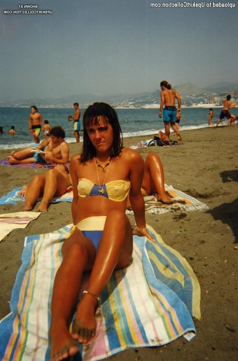 15P Sheer wet bikini uncovers nips and cameltoe