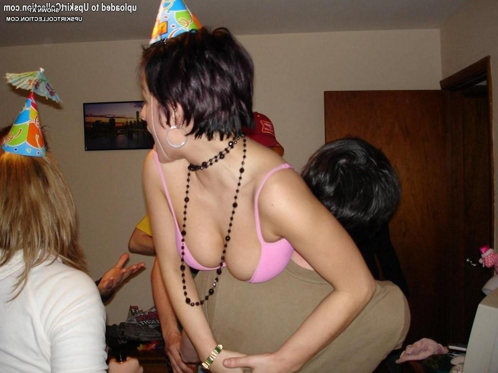 12P Bosomy chicks boast their tits and show upblouse
