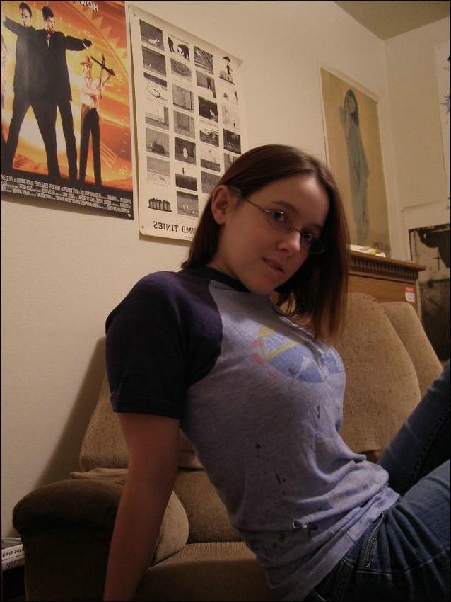 16P Girfriend takes of bikini top and shows huge tits