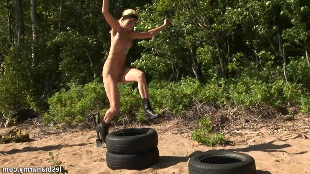 12P Hard nude military train-up and dildo-fucking