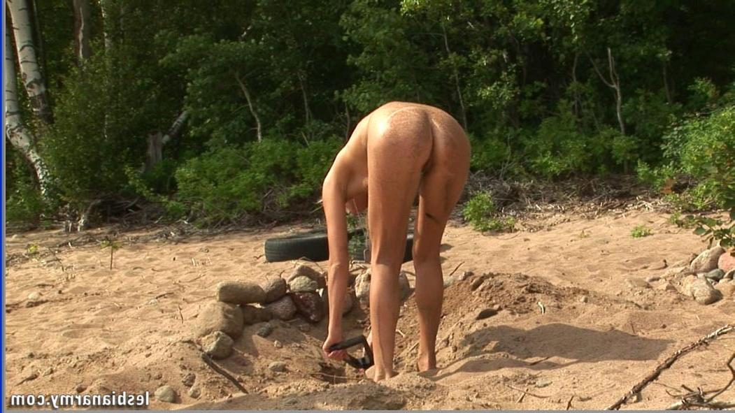 12P Hardcore lesbian military monkey drill
