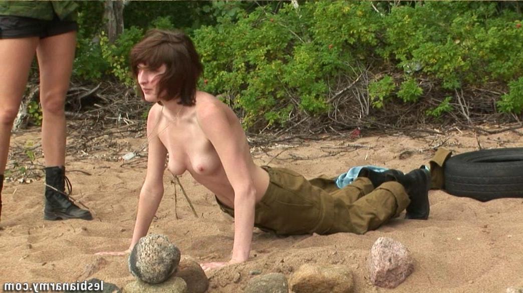 12P Nude lesbian soldier exercised and fucked