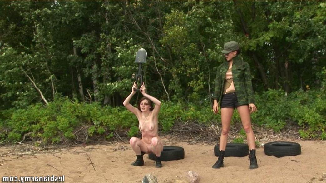 12P Nude lesbian soldier exercised and fucked