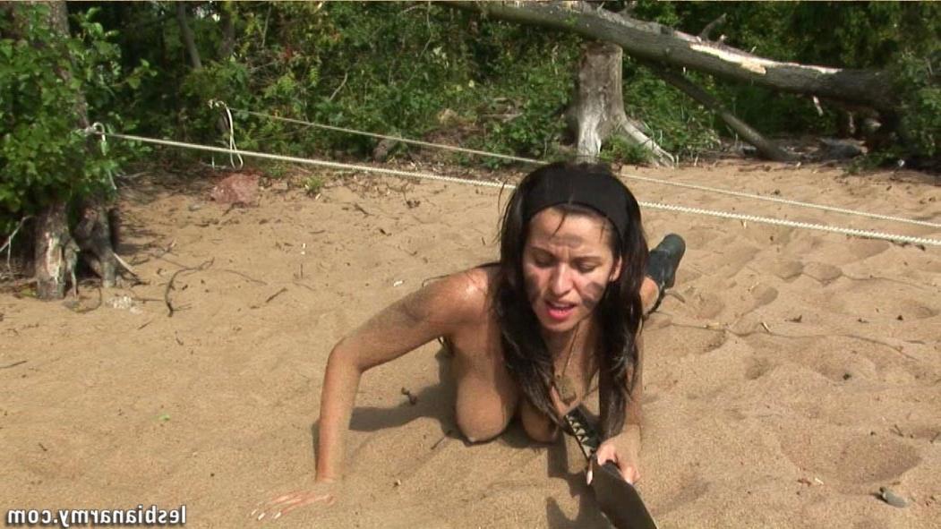 12P Exhausted military slut and her lesbian serge