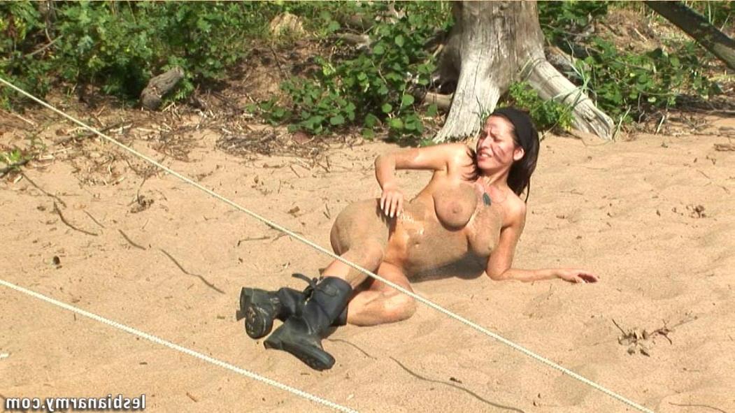 12P Exhausted military slut and her lesbian serge