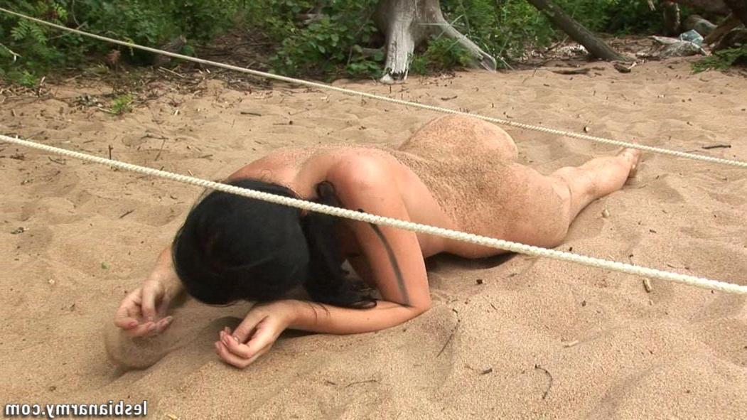 12P Jumping boobs of a military naked babe