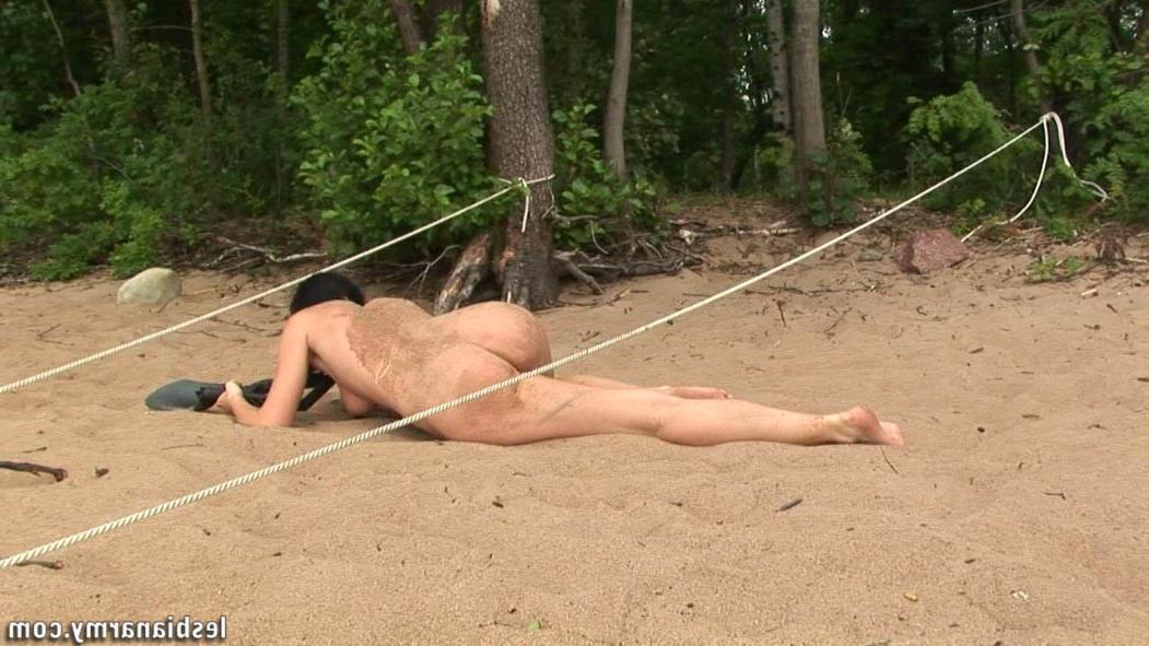 12P Jumping boobs of a military naked babe