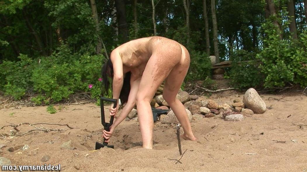 12P Trained and strapon-fucked military miss