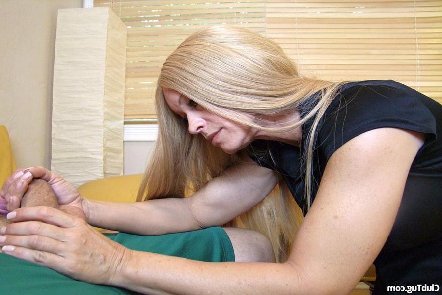 12P Hot MILF Candy strokes this older guys fat dick