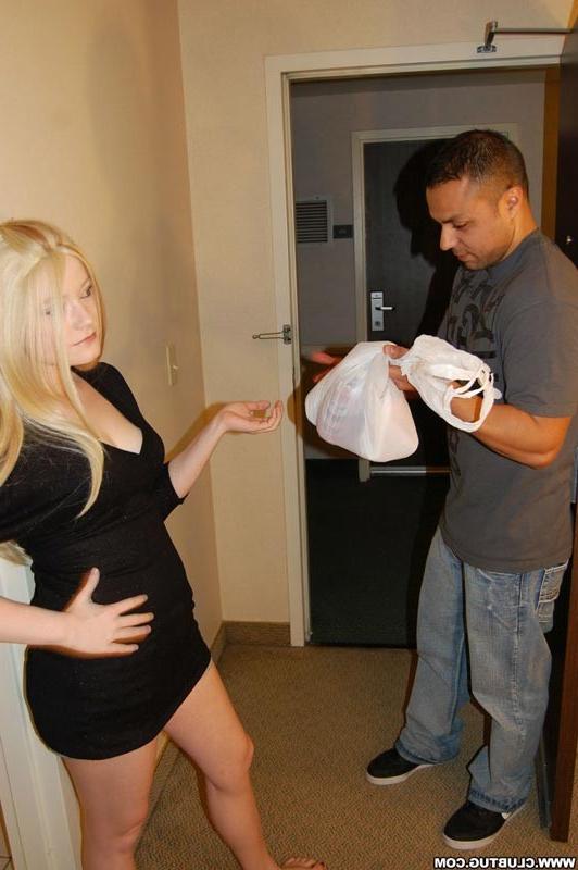 11P Cute blonde tugs a big cock in the bathroom