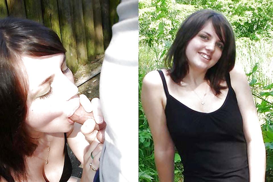 25P Before And After Blowjobs