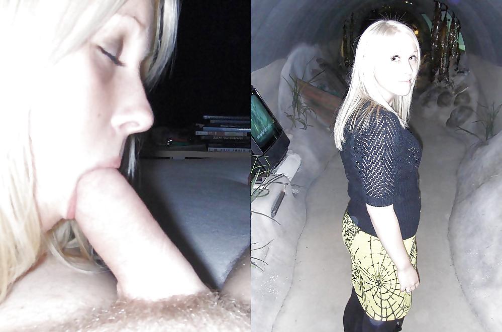 25P Before And After Blowjobs