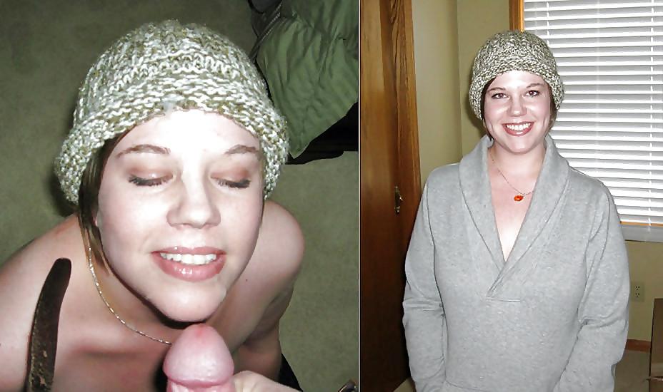 25P Before And After Blowjobs