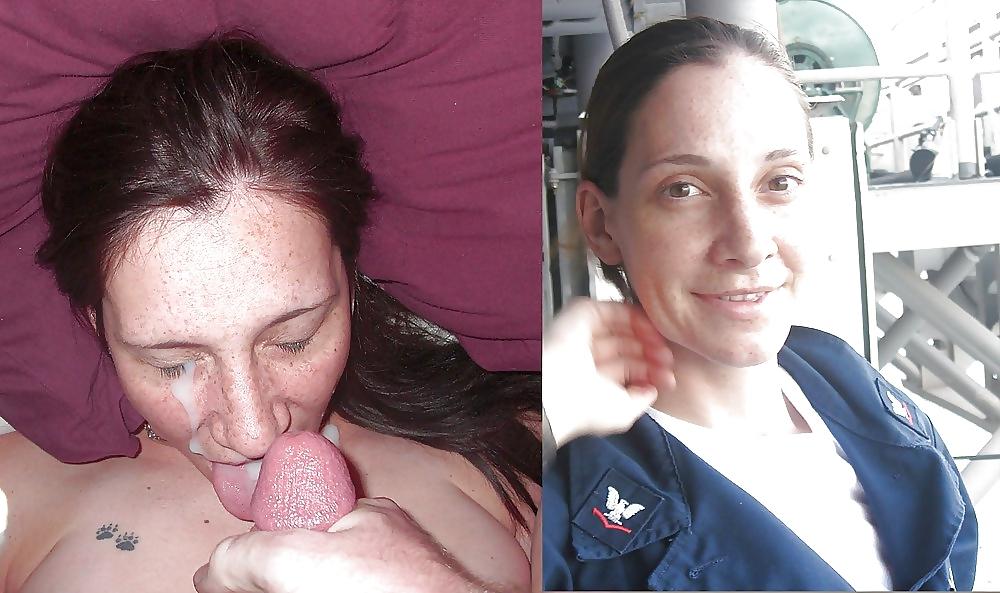 25P Before And After Blowjobs
