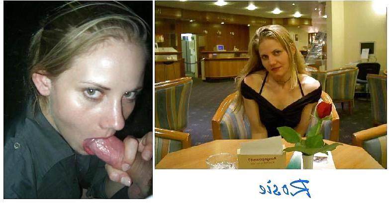 25P Before And After Blowjobs