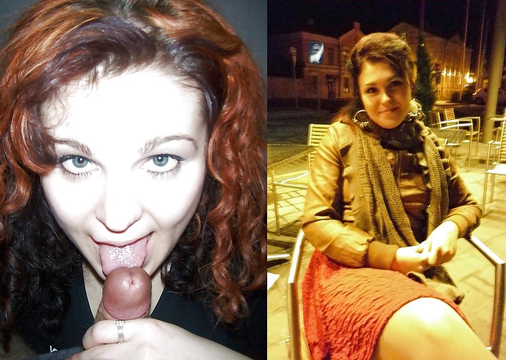 25P Before And After Blowjobs