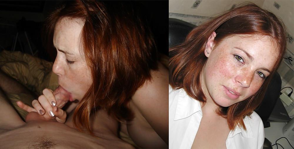 25P Before And After Blowjobs