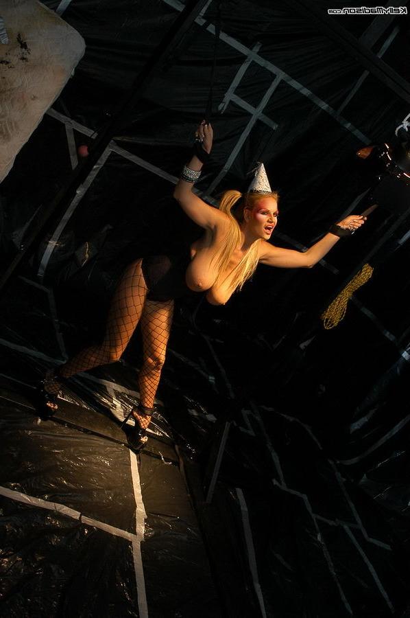 16P Kelly Madison all tied up and naked