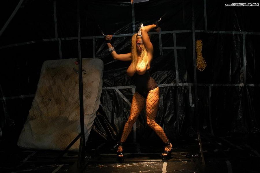 16P Kelly Madison all tied up and naked