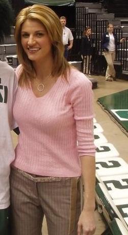 15P Erin Andrews glamorous blonde newscaster hard at work