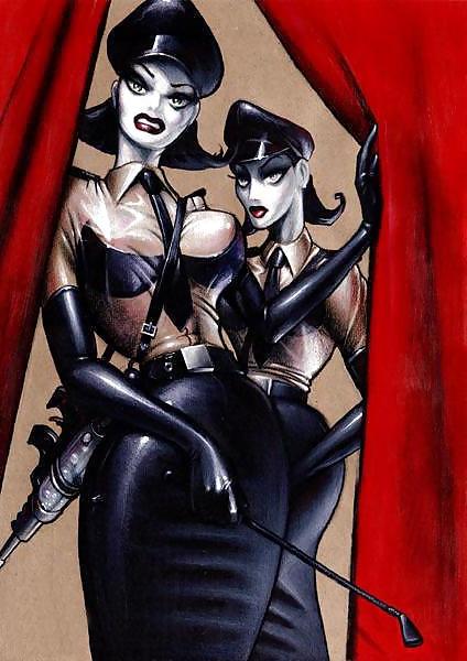 25P Thematic Drawn Porn Art 8 - Femdom (1)