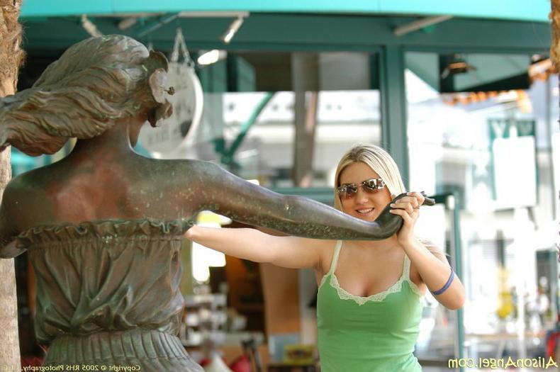 16P Alison Angel public nudity