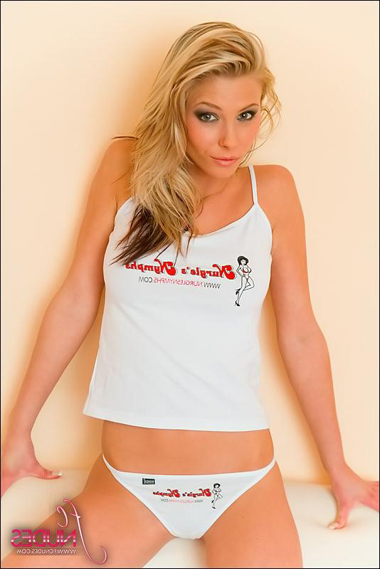 16P Gina Jones in Nurgles tshirt and thong