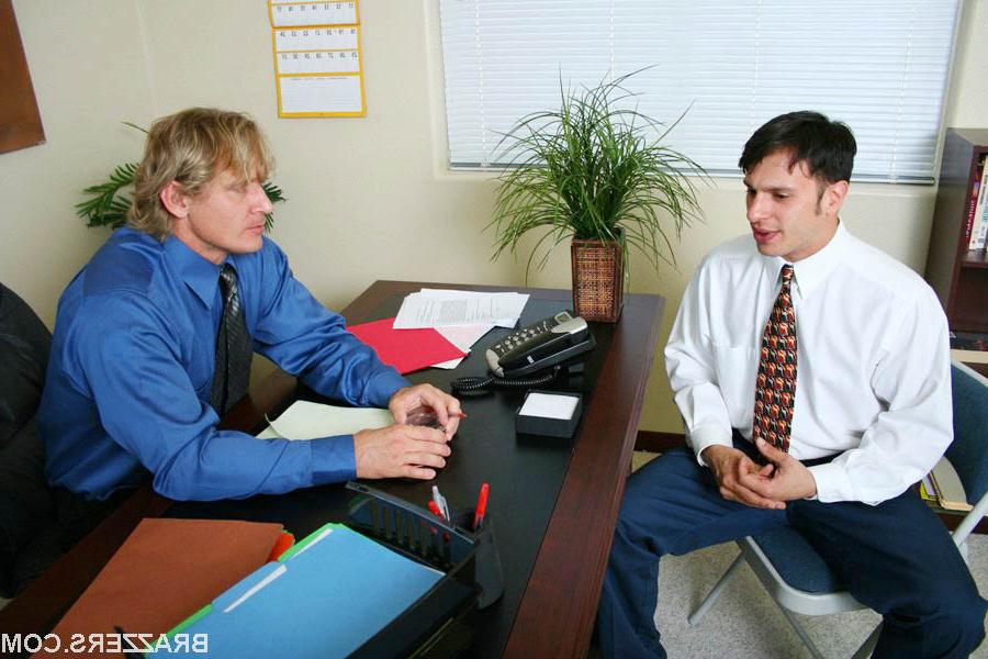 16P Boobed blonde hard MMF sex with bosses to dont get fired