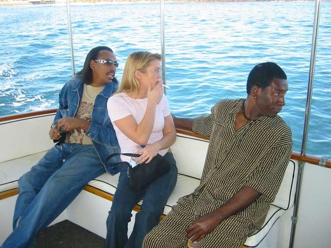 16P Blonde interracial MMF hardcore sex