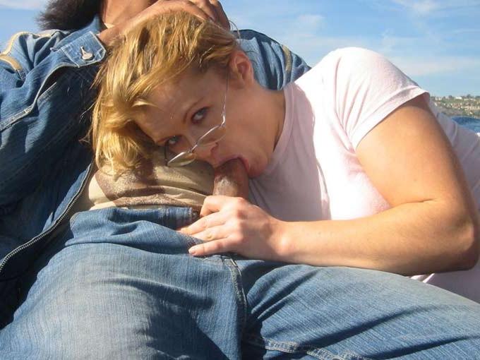 16P Blonde interracial MMF hardcore sex