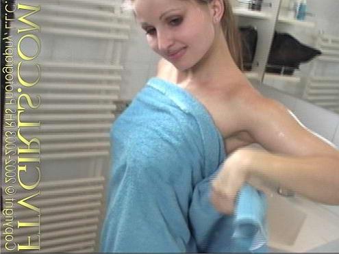 23P Army brat getting wet
