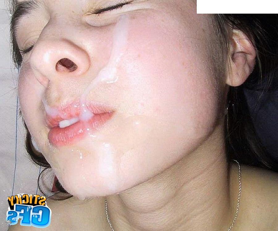 15P Cute teen girlfriends get blasted with jizz