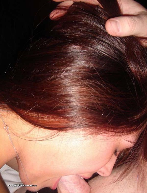 16P Pictures of a wild babe giving one hot head