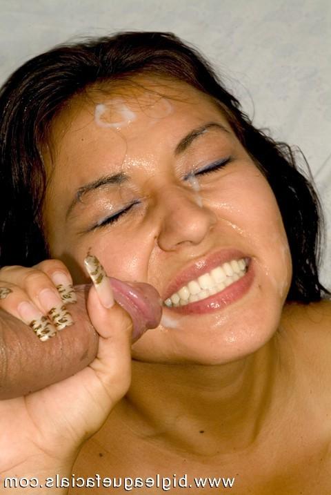 17P Dark haired cutie gets backdoored before slurping up a facial from a huge dick