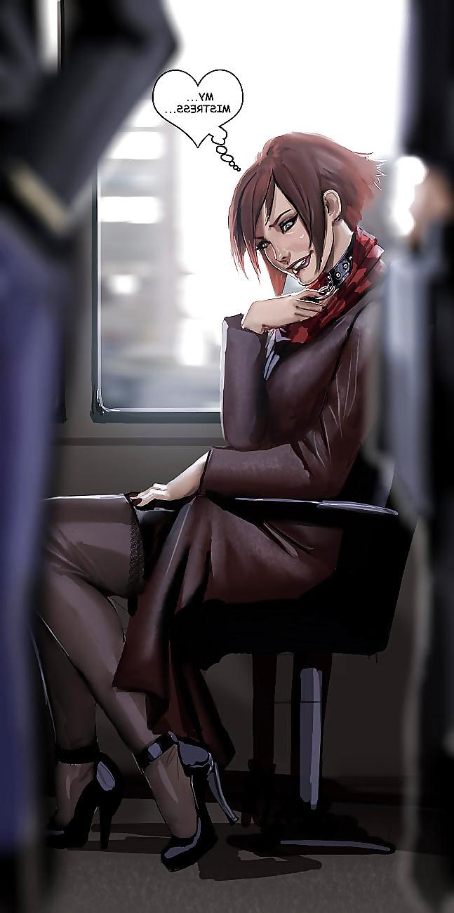 25P Lesbian BDSM fan art