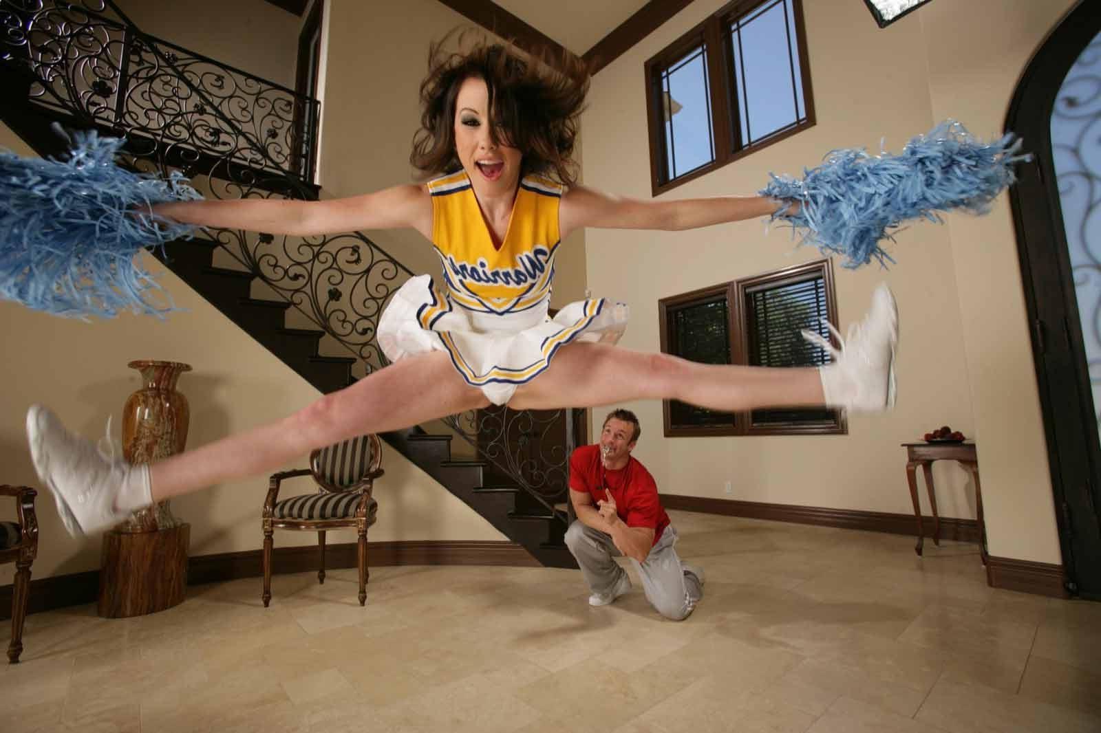 15P Flexible hardcore sex with cutie cheerleader girl fucking hard