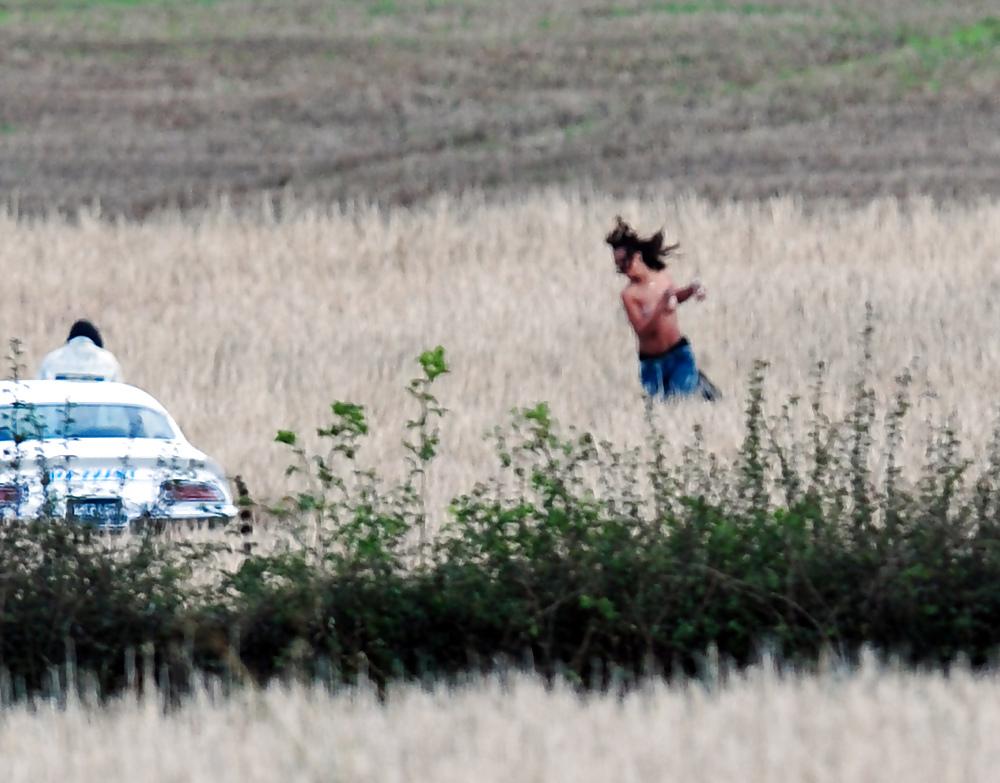 18P Rihanna Topless Candids on We Found Love Music Video Set