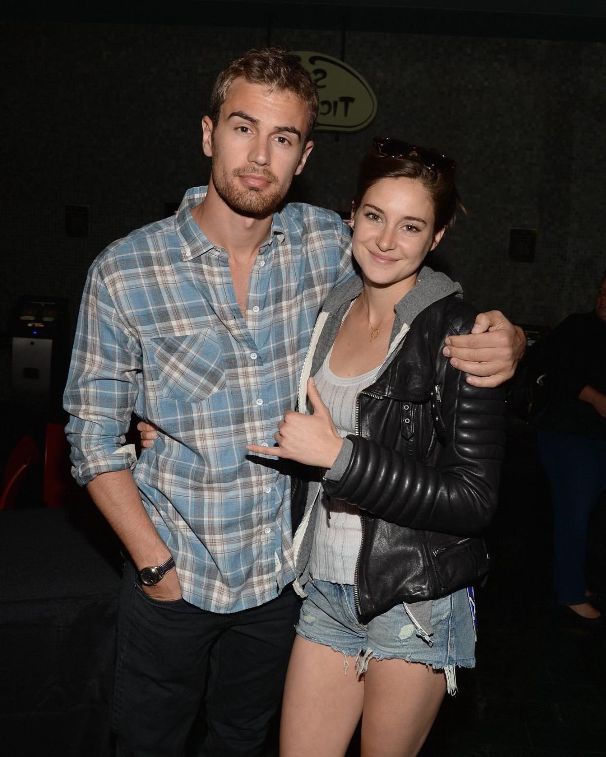 16P Shailene Woodley leggy  see through to bra at the private screening of 'Divergen