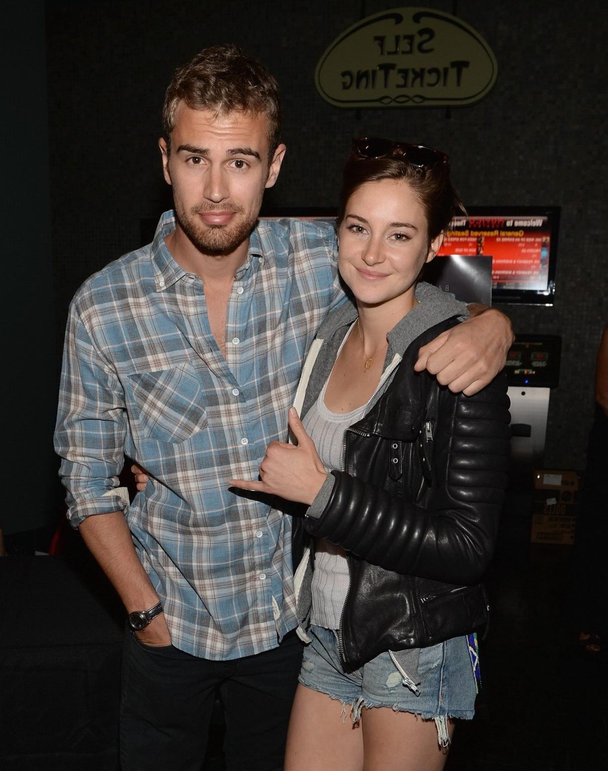 16P Shailene Woodley leggy  see through to bra at the private screening of 'Divergen