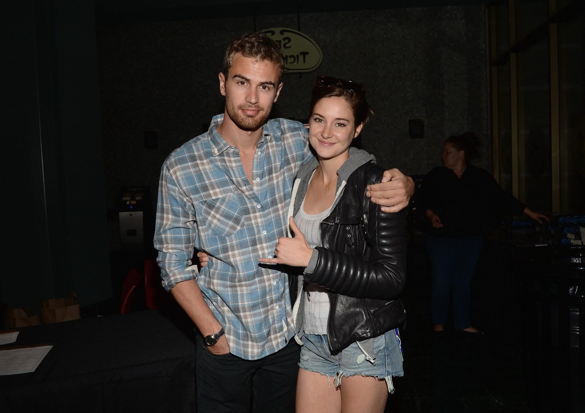 16P Shailene Woodley leggy  see through to bra at the private screening of 'Divergen