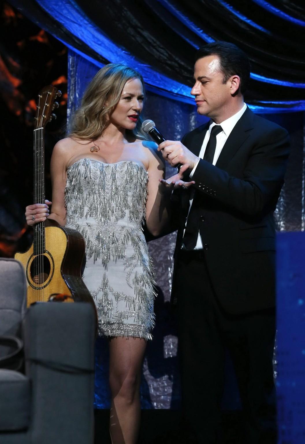 16P Jewel Kilcher leggy  busty wearing a tube mini dress at Howard Stern's Birthday 